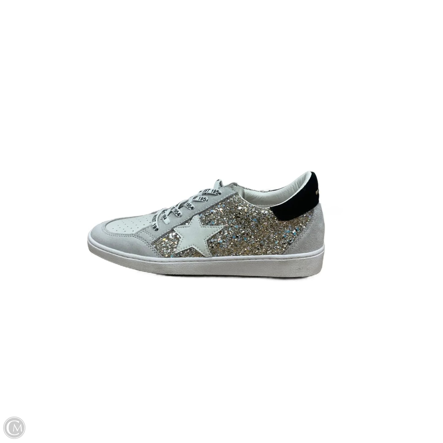 Shoes Sneakers By Vintage Havana In Silver, Size: 11