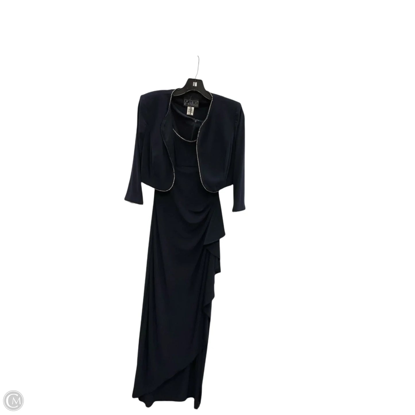 Dress Set 2pc By Alex Evenings In Navy, Size: 6