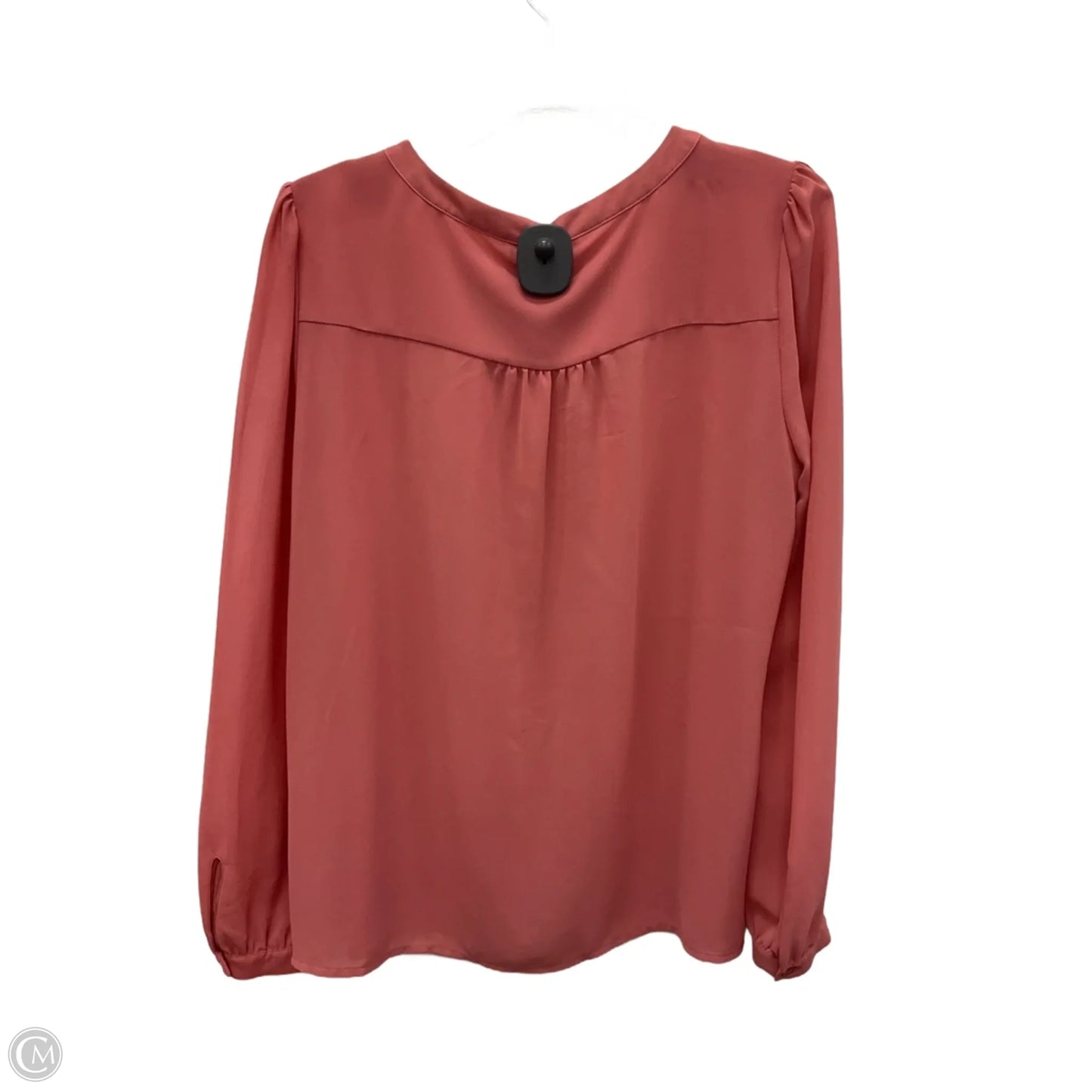Top Long Sleeve By Loft In Pink, Size: M