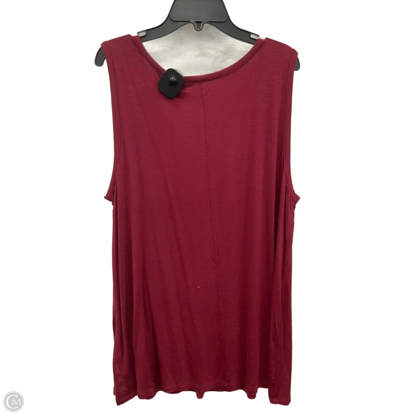 Top Sleeveless By Lane Bryant In Red, Size: Xl