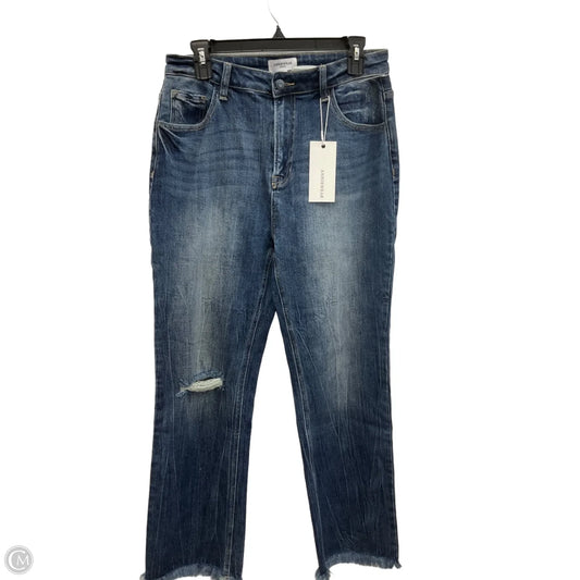Jeans Boot Cut By Anniewear In Blue Denim, Size: M