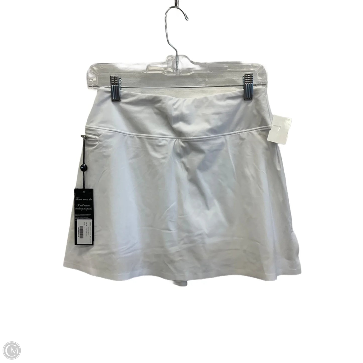 Athletic Skort By Cma In White, Size: S