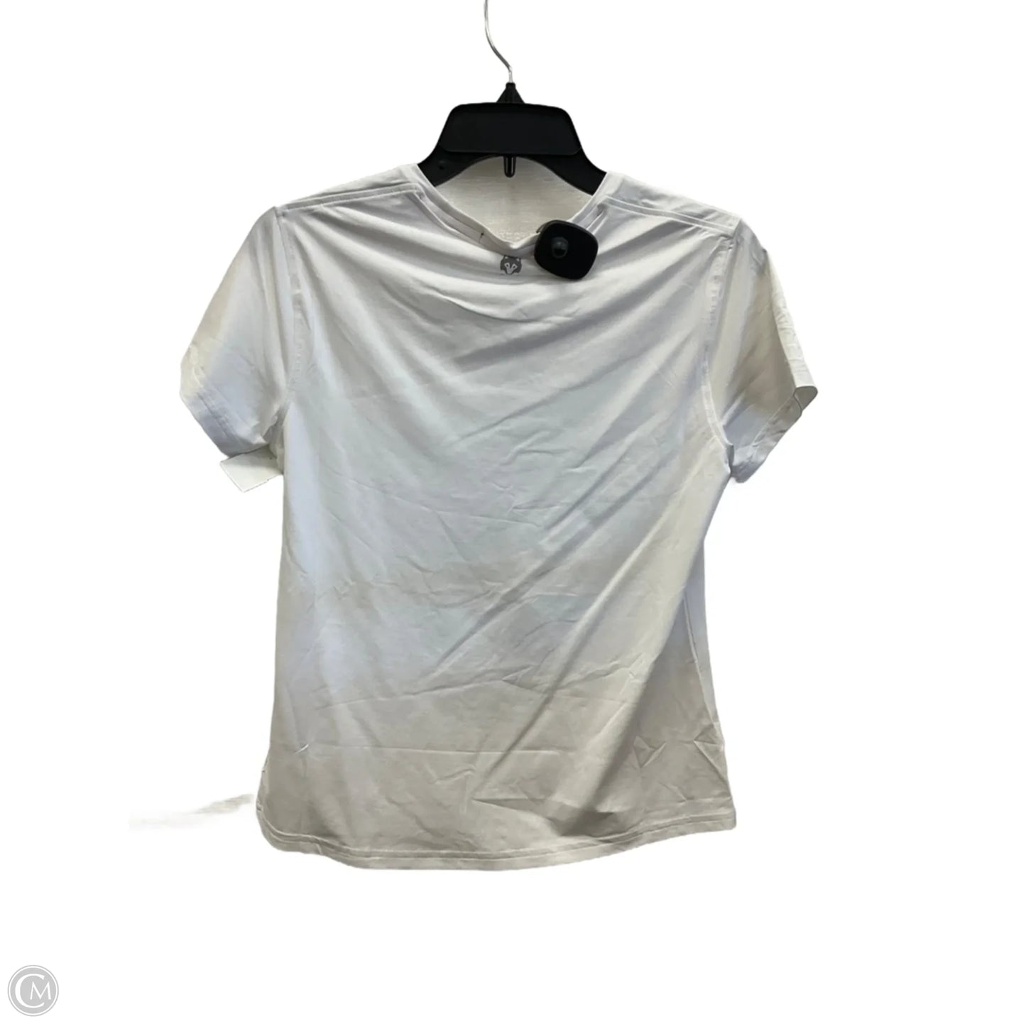 Athletic Top Short Sleeve By Cma In White, Size: M