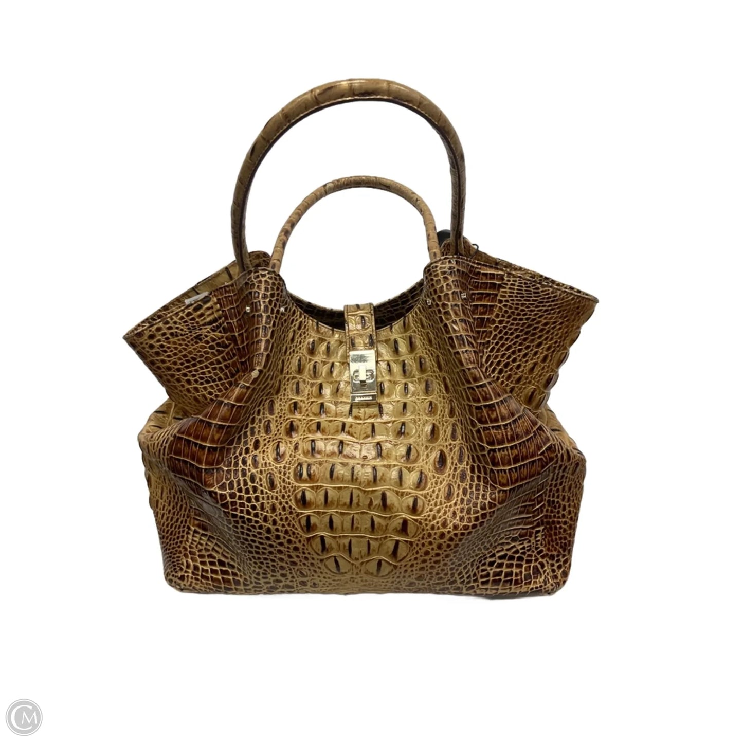 Handbag Designer By Brahmin, Size: Large