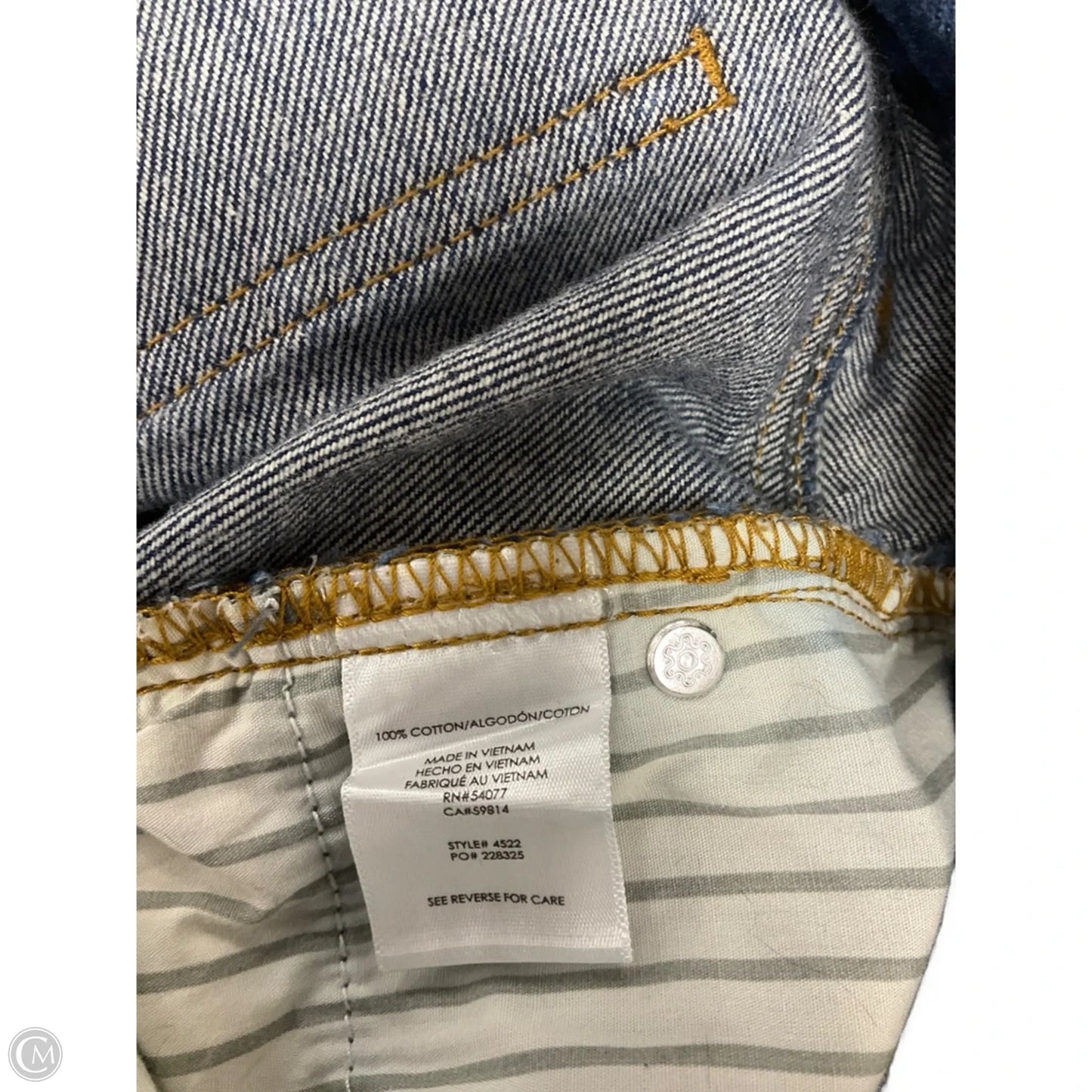 Jeans Skinny By Cabi In Blue Denim, Size: 2