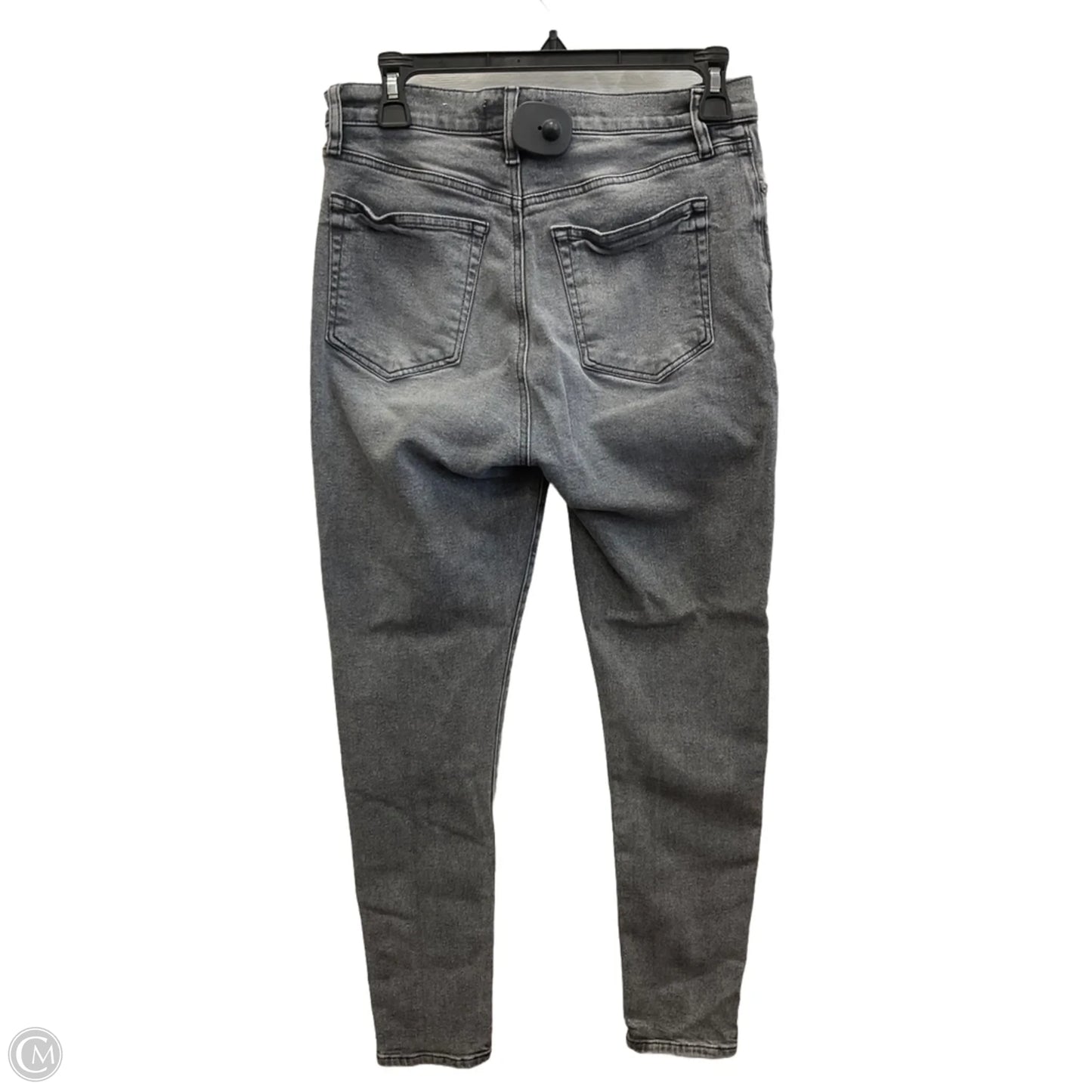 Jeans Skinny By Loft In Grey Denim, Size: 4