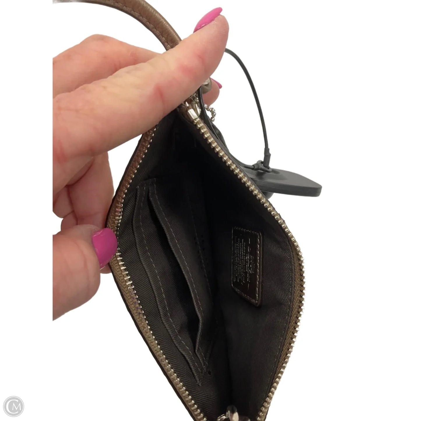 Wristlet Designer By Coach, Size: Medium