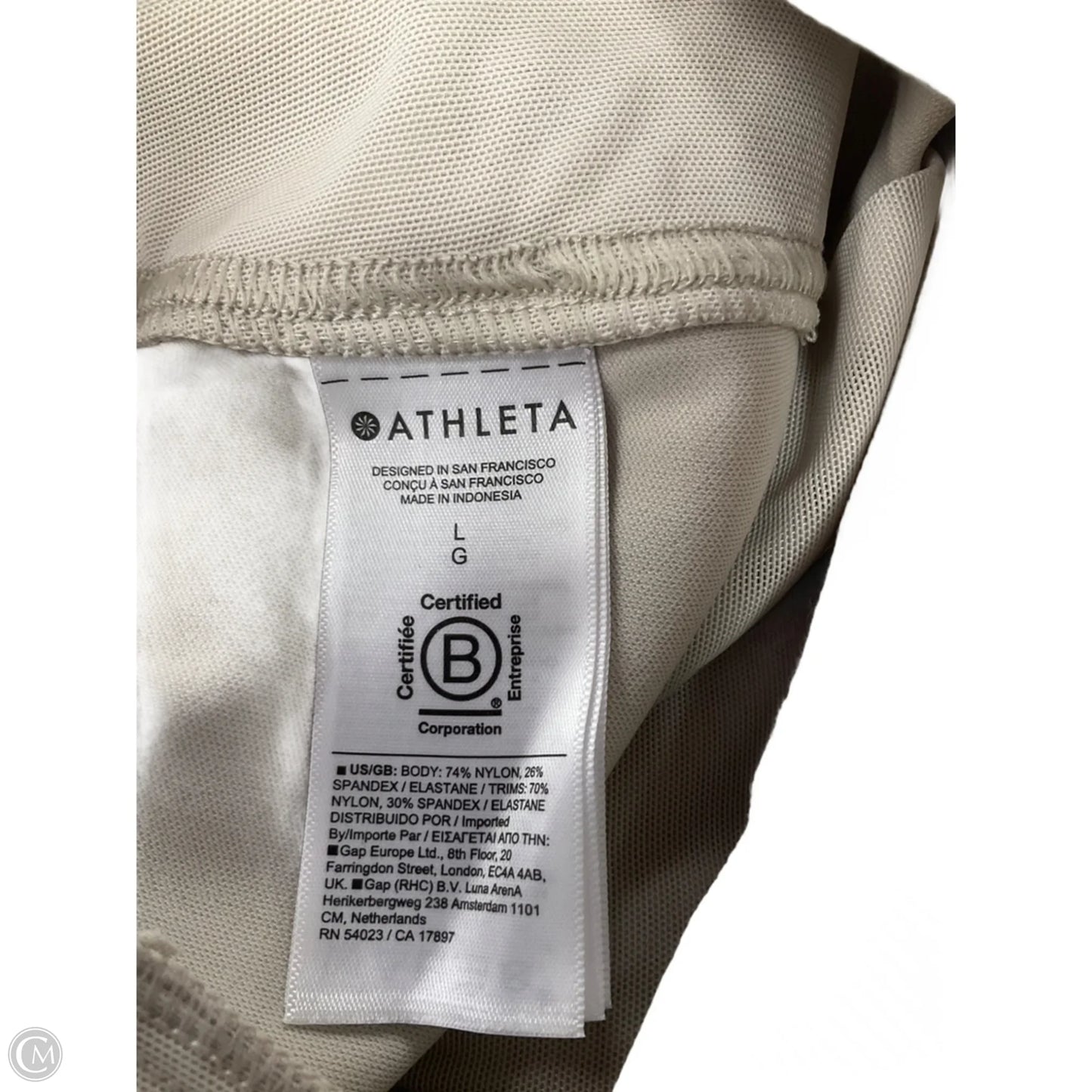 Athletic Pants By Athleta In Beige, Size: L