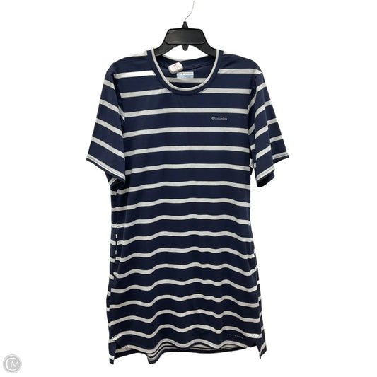 Athletic Dress By Columbia In Blue & White, Size: L