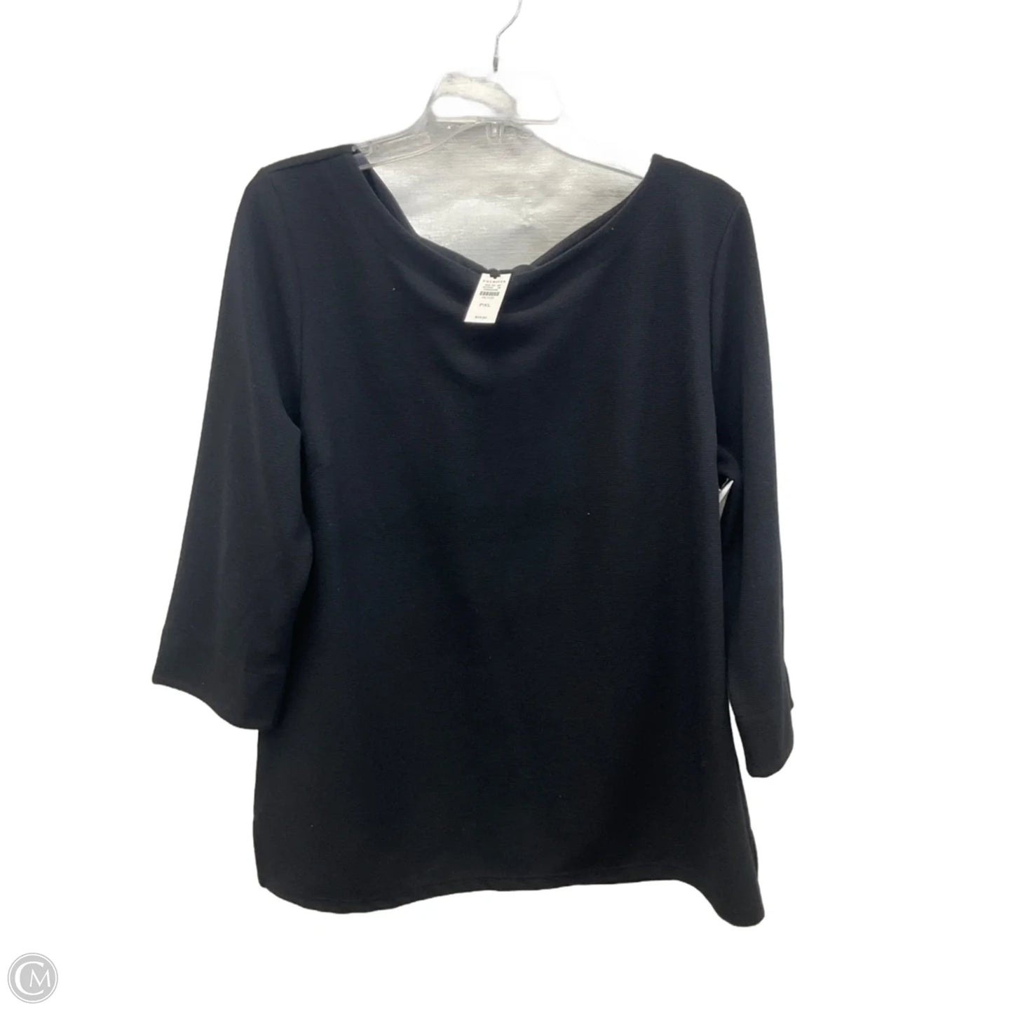 Top Long Sleeve By Talbots In Black, Size: Xlp