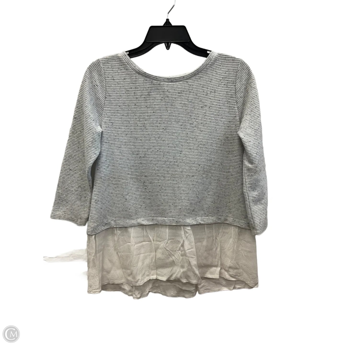 Top Long Sleeve By Loft In Grey, Size: Xs