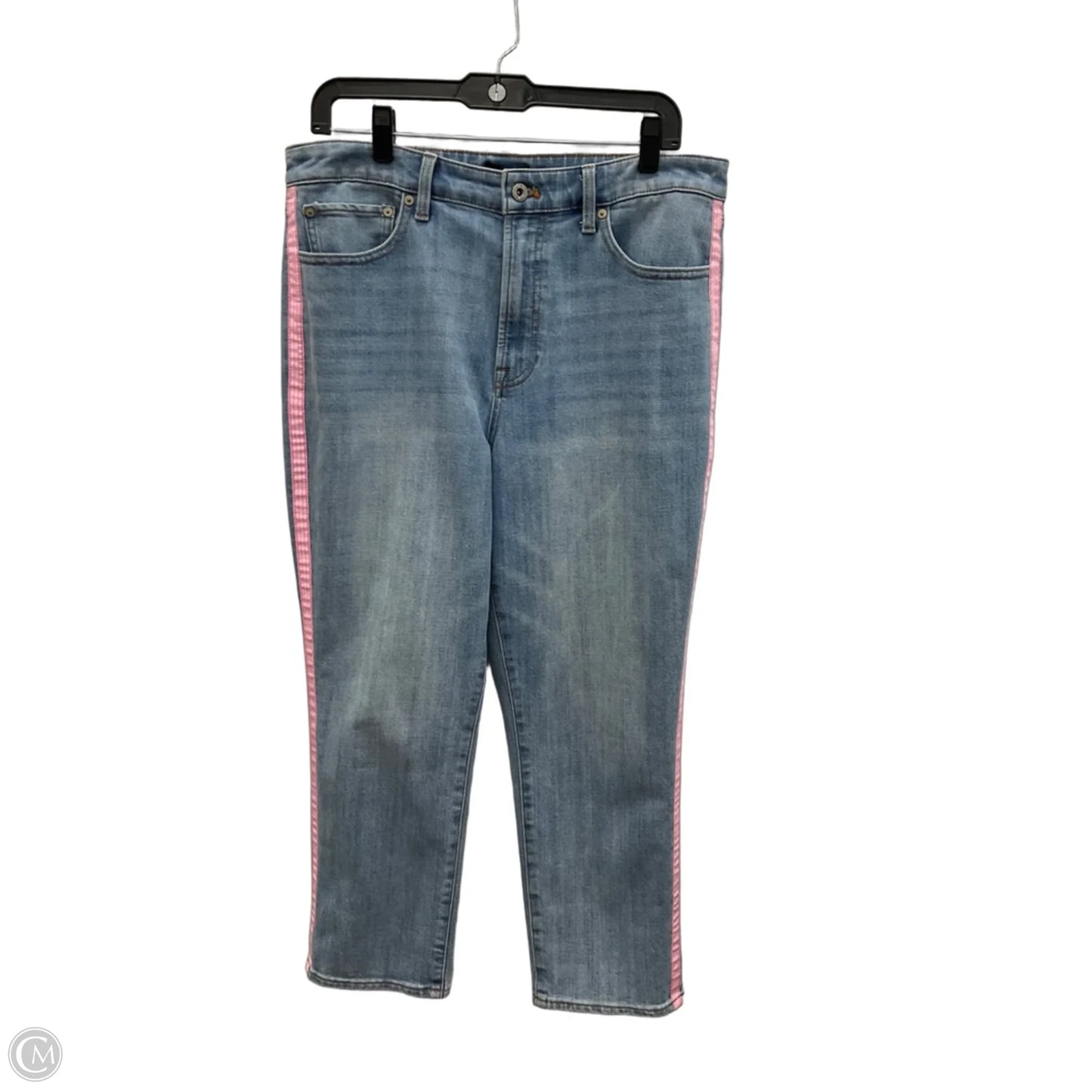Jeans Cropped By Talbots In Blue Denim, Size: 12p