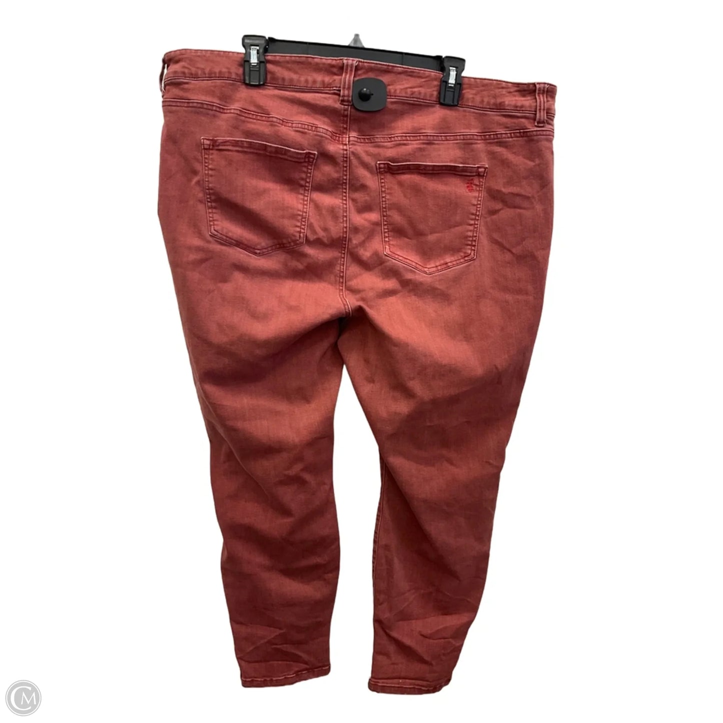 Jeans Skinny By Cmb In Red Denim, Size: 22