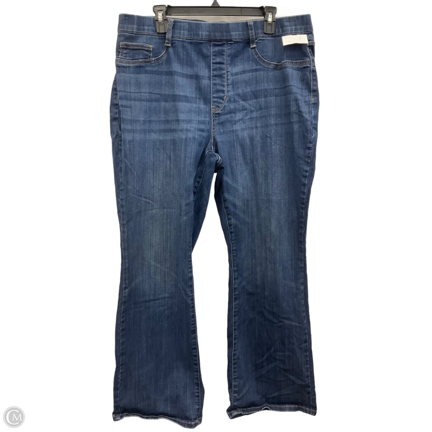 Jeans Flared By Judy Blue In Blue Denim, Size: 20