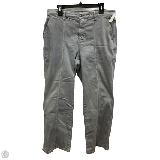 Jeans Flared By Judy Blue In Grey Denim, Size: 20