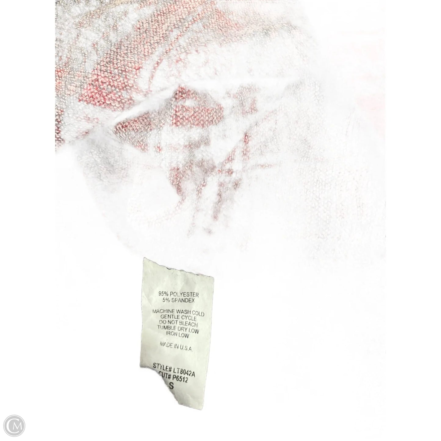 Top Long Sleeve By Hailey & Co In Black & Red, Size: S