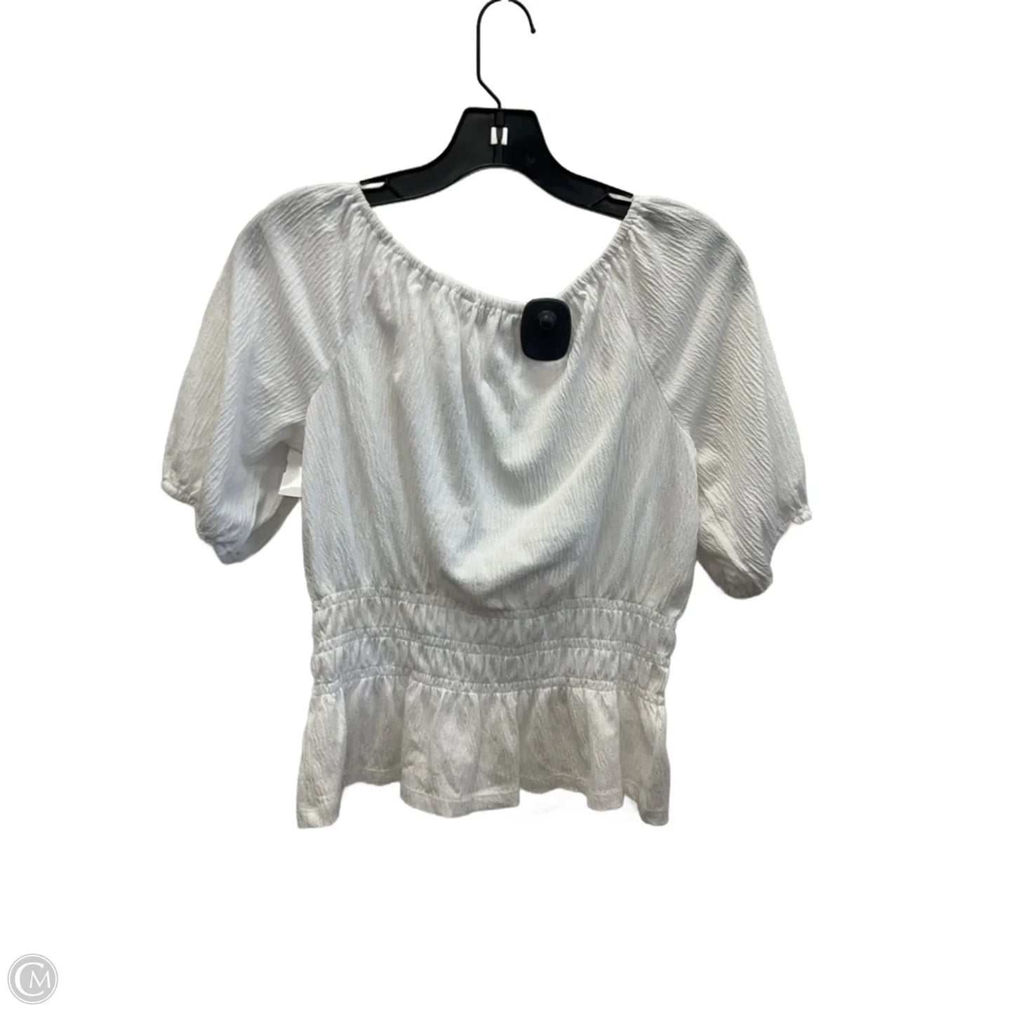 Top Short Sleeve By Loft In White, Size: Sp