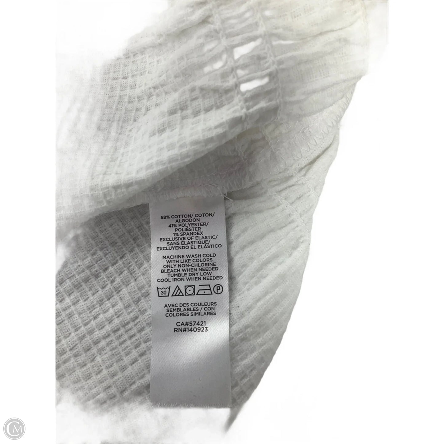 Top Short Sleeve By Loft In White, Size: Sp