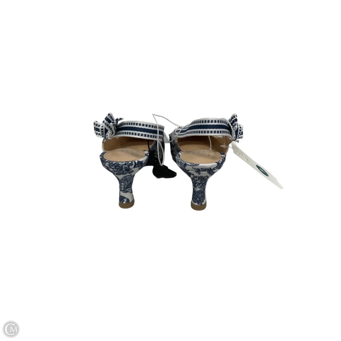 Shoes Heels Kitten By A New Day In Blue & White, Size: 9