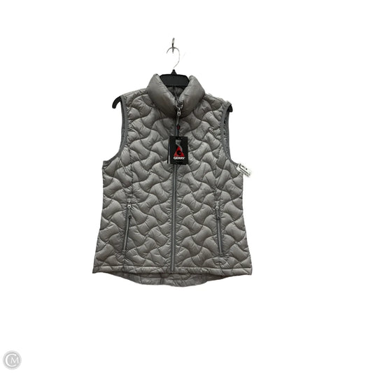 Vest Puffer & Quilted By Gerry In Grey, Size: L