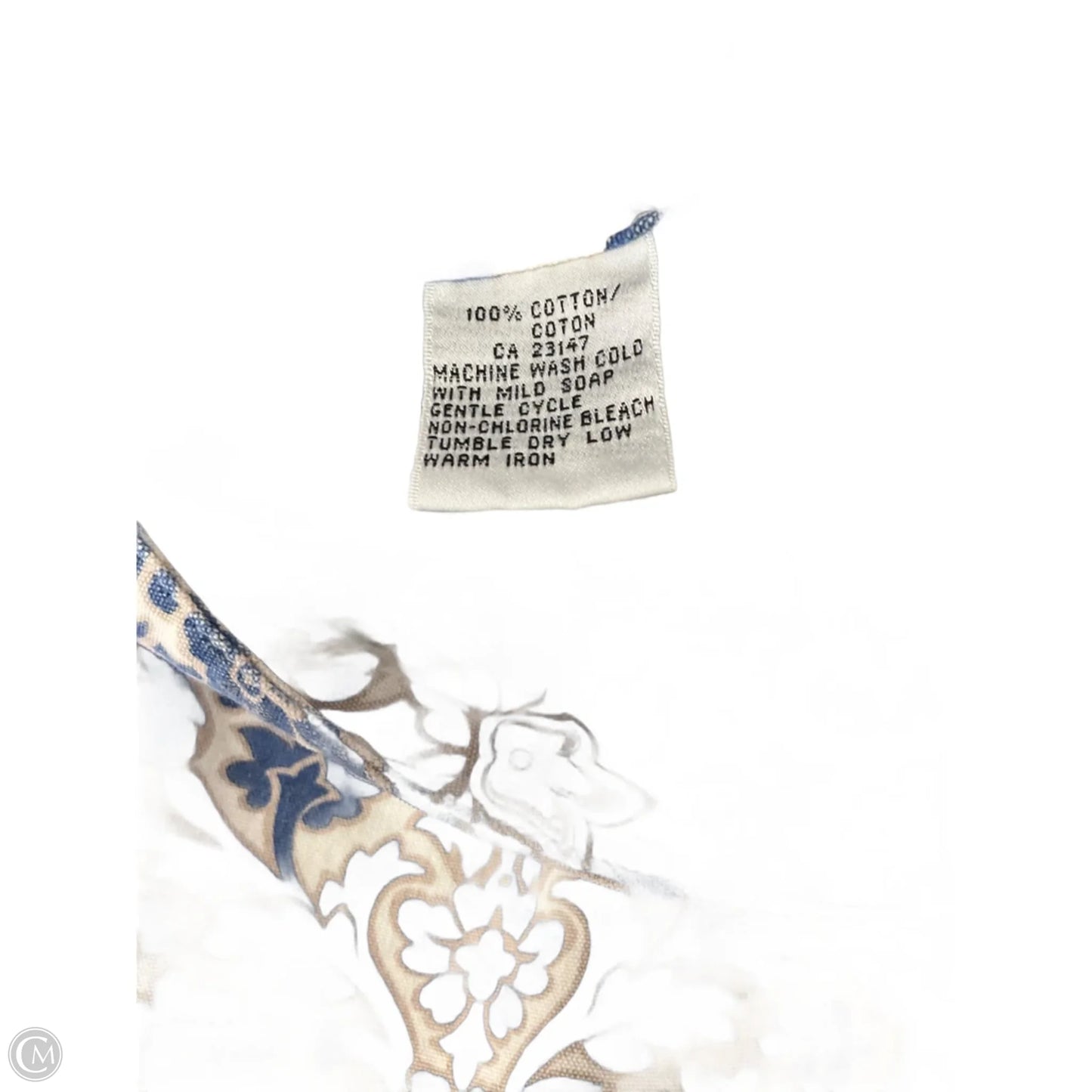 Skirt Midi By Talbots In Blue & White, Size: 6