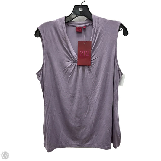 Top Sleeveless By 212 Collection In Purple, Size: L