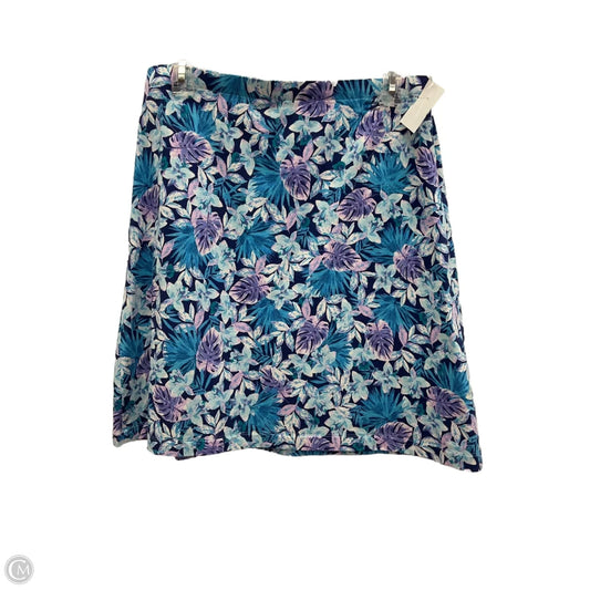 Skirt Midi By J. Jill In Blue & Purple, Size: S