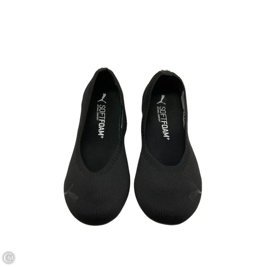 Shoes Flats By Puma In Black, Size: 7