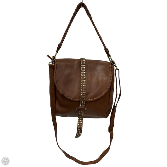 Crossbody Leather By Clothes Mentor, Size: Large
