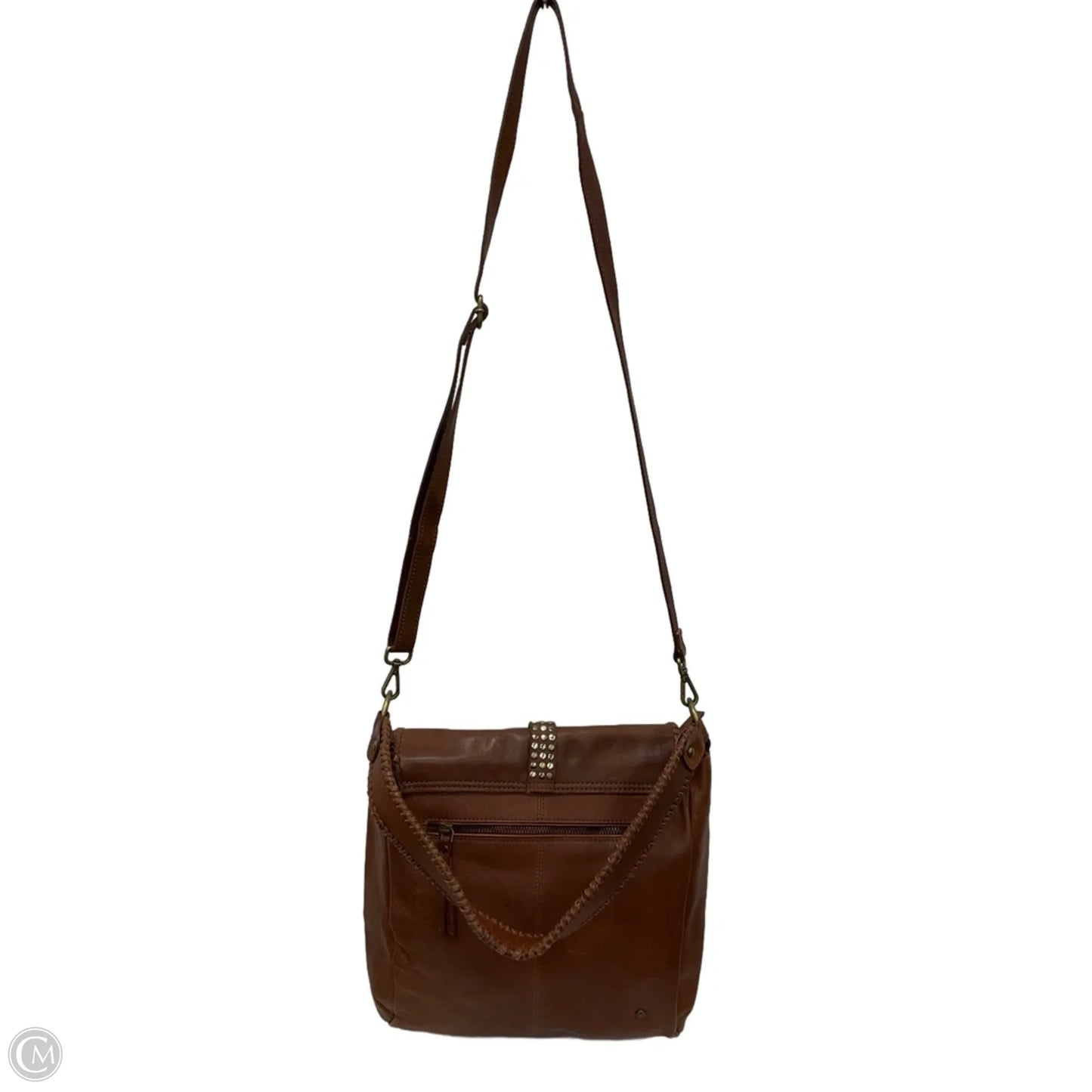 Crossbody Leather By Clothes Mentor, Size: Large
