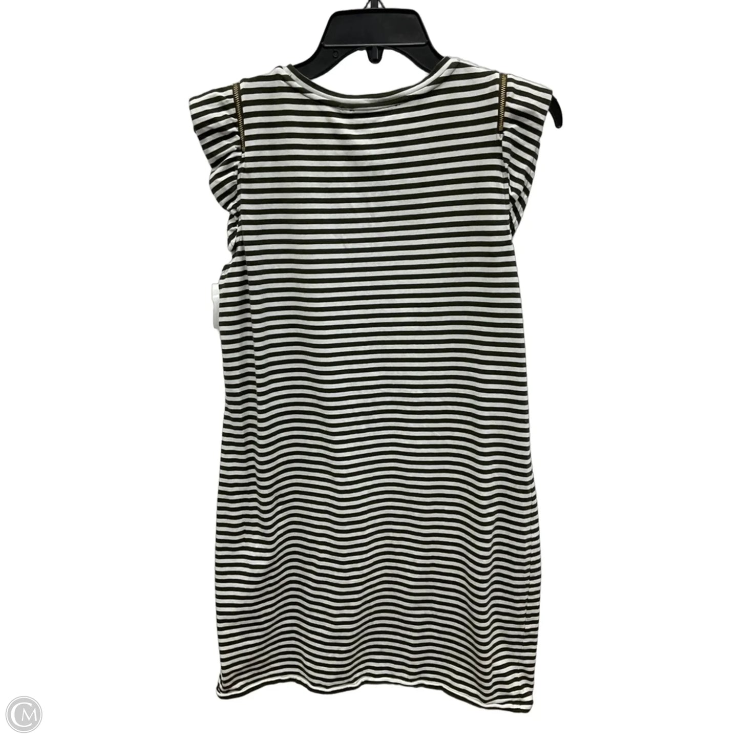 Dress Casual Short By Michael By Michael Kors In Green & White, Size: M