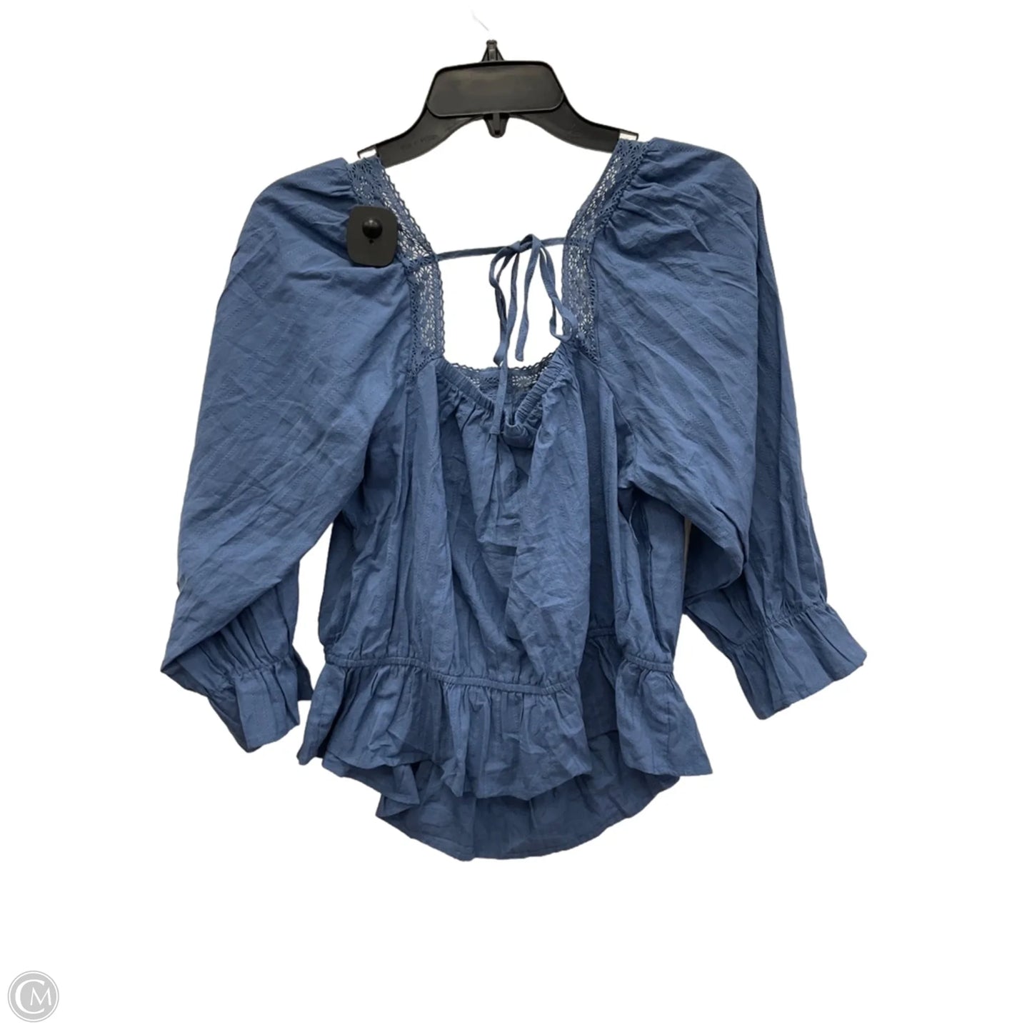 Top Long Sleeve By Torrid In Blue, Size: M