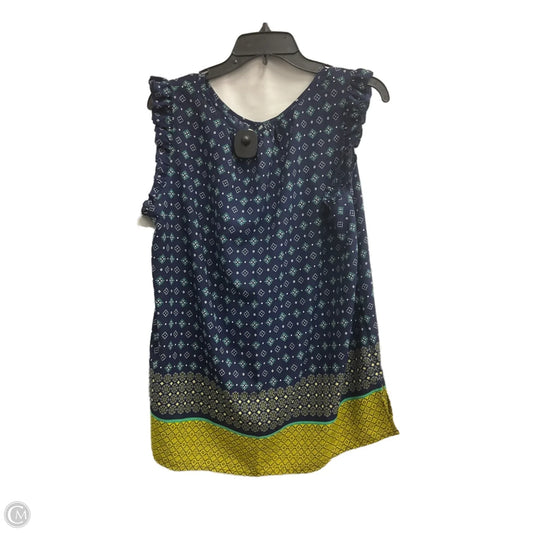 Top Sleeveless By Liz Claiborne In Multi-colored, Size: Xl