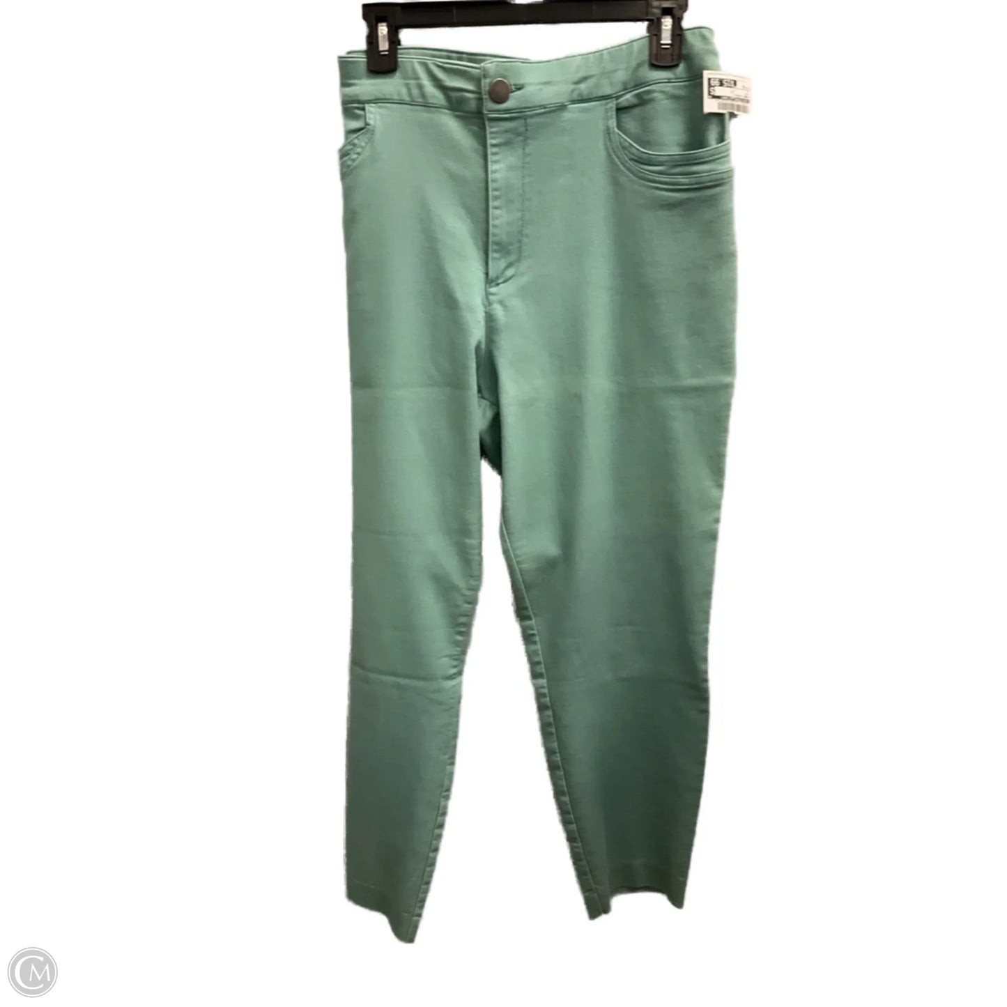 Jeans Skinny By Christopher And Banks In Teal, Size: 14