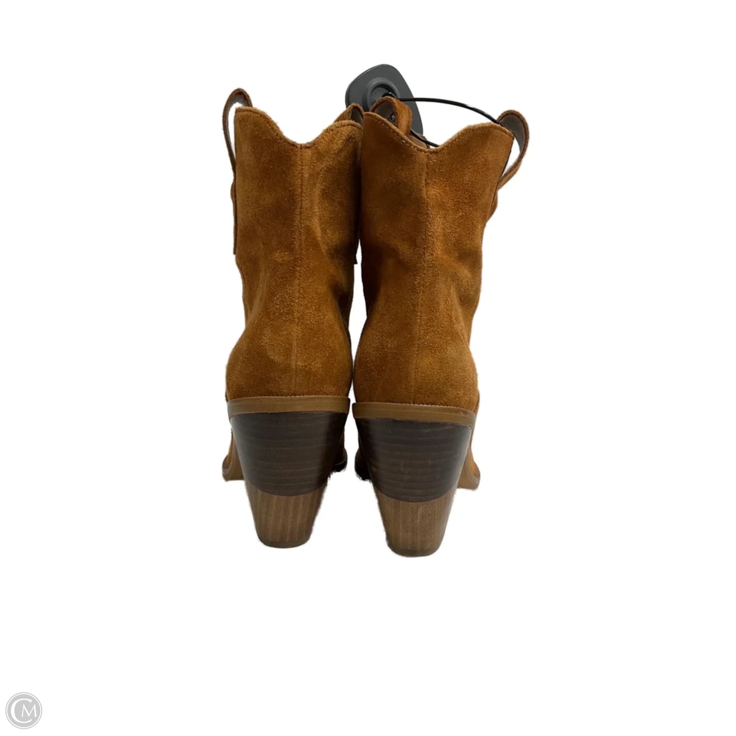 Boots Ankle Heels By Marc Fisher In Brown, Size: 7