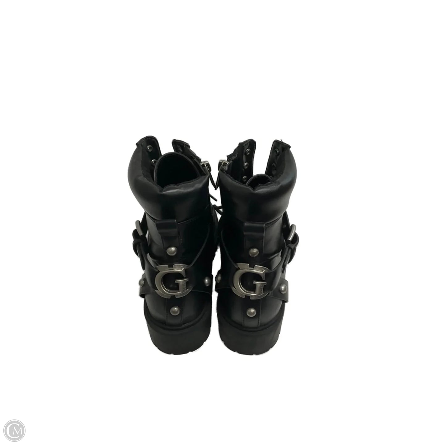 Boots Combat By Guess In Black, Size: 9