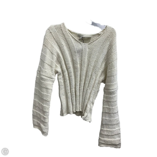 Top Long Sleeve By Z Supply In White, Size: L