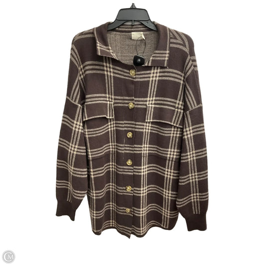 Jacket Other By Dreamers In Brown, Size: M