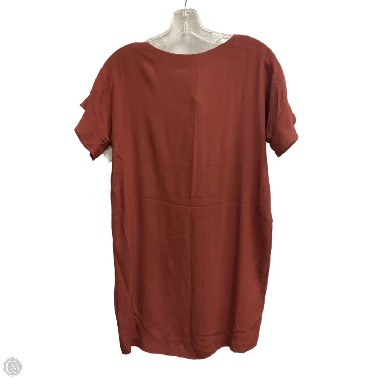 Dress Casual Midi By Madewell In Bronze, Size: Xxs