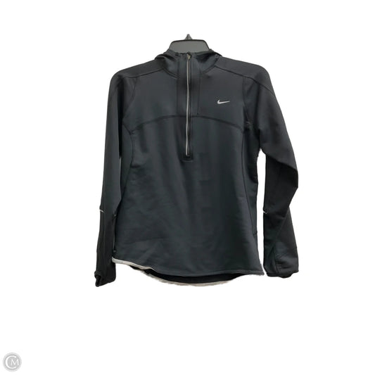 Athletic Jacket By Nike In Black, Size: M
