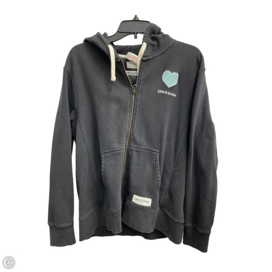 Jacket Other By Life Is Good In Grey, Size: L