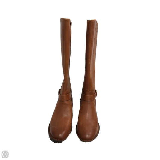 Boots Knee Flats By Born In Brown, Size: 7.5