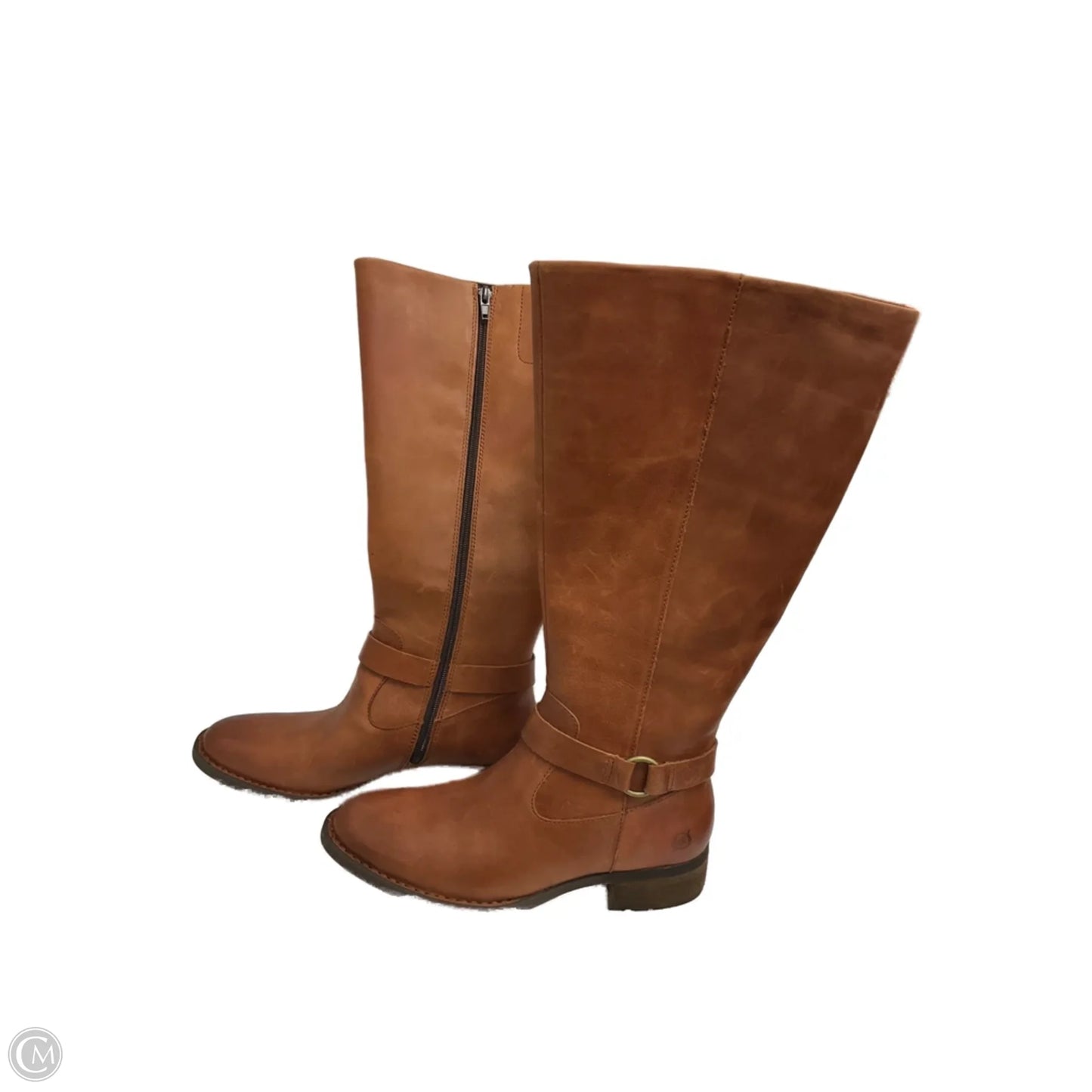 Boots Knee Flats By Born In Brown, Size: 7.5