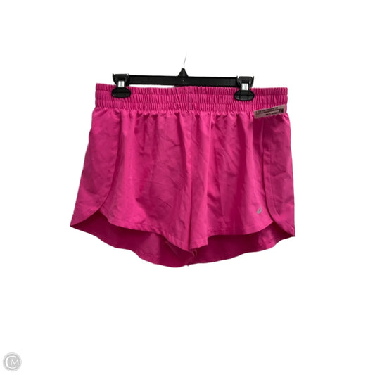 Athletic Shorts By Asics In Pink, Size: L