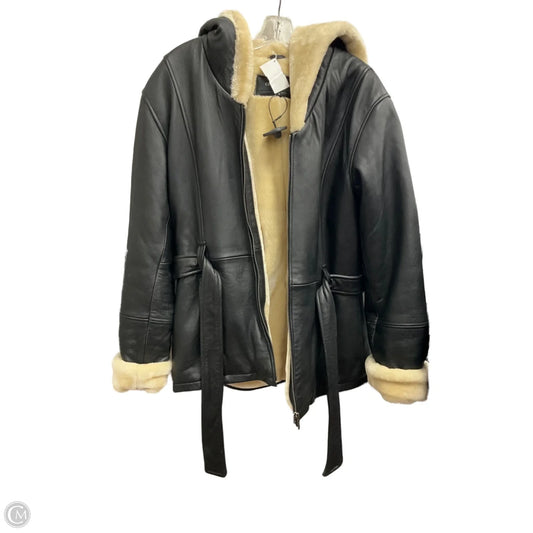 Jacket Leather By Cmc In Black, Size: S