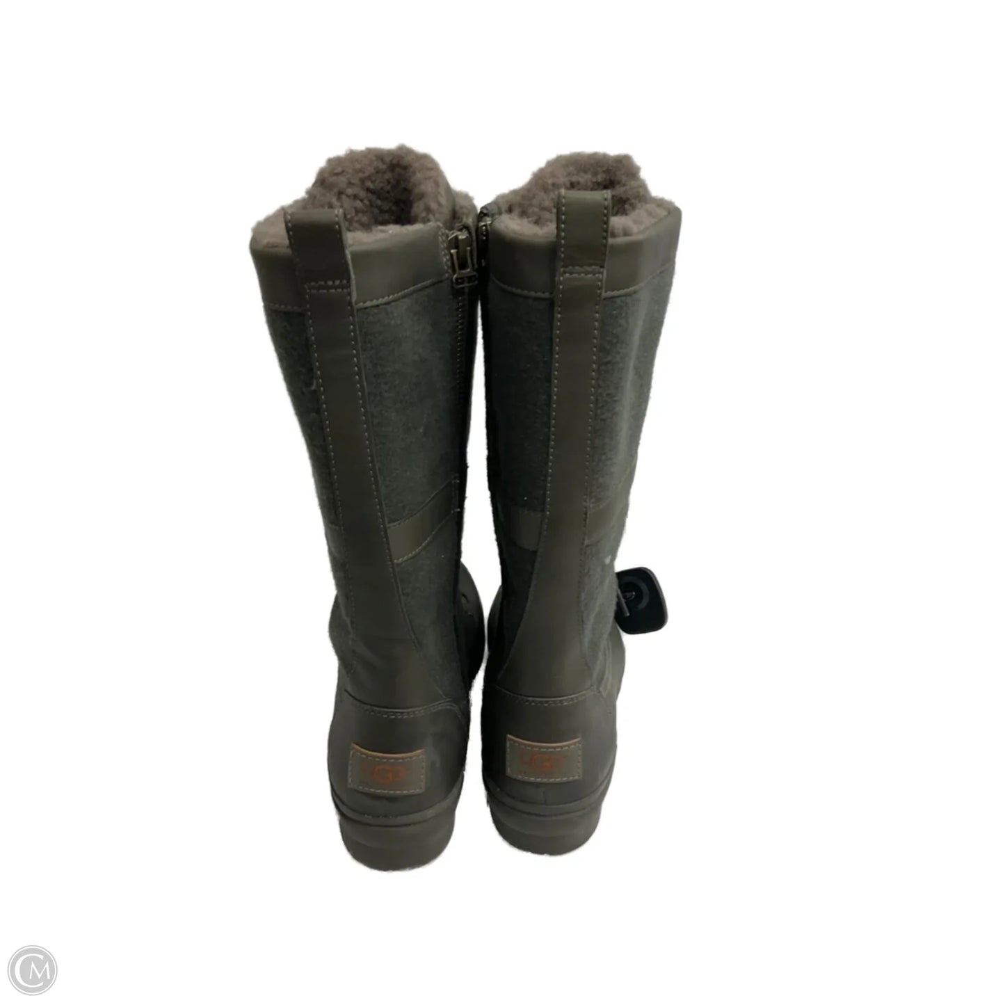 Boots Designer By Ugg In Green, Size: 8