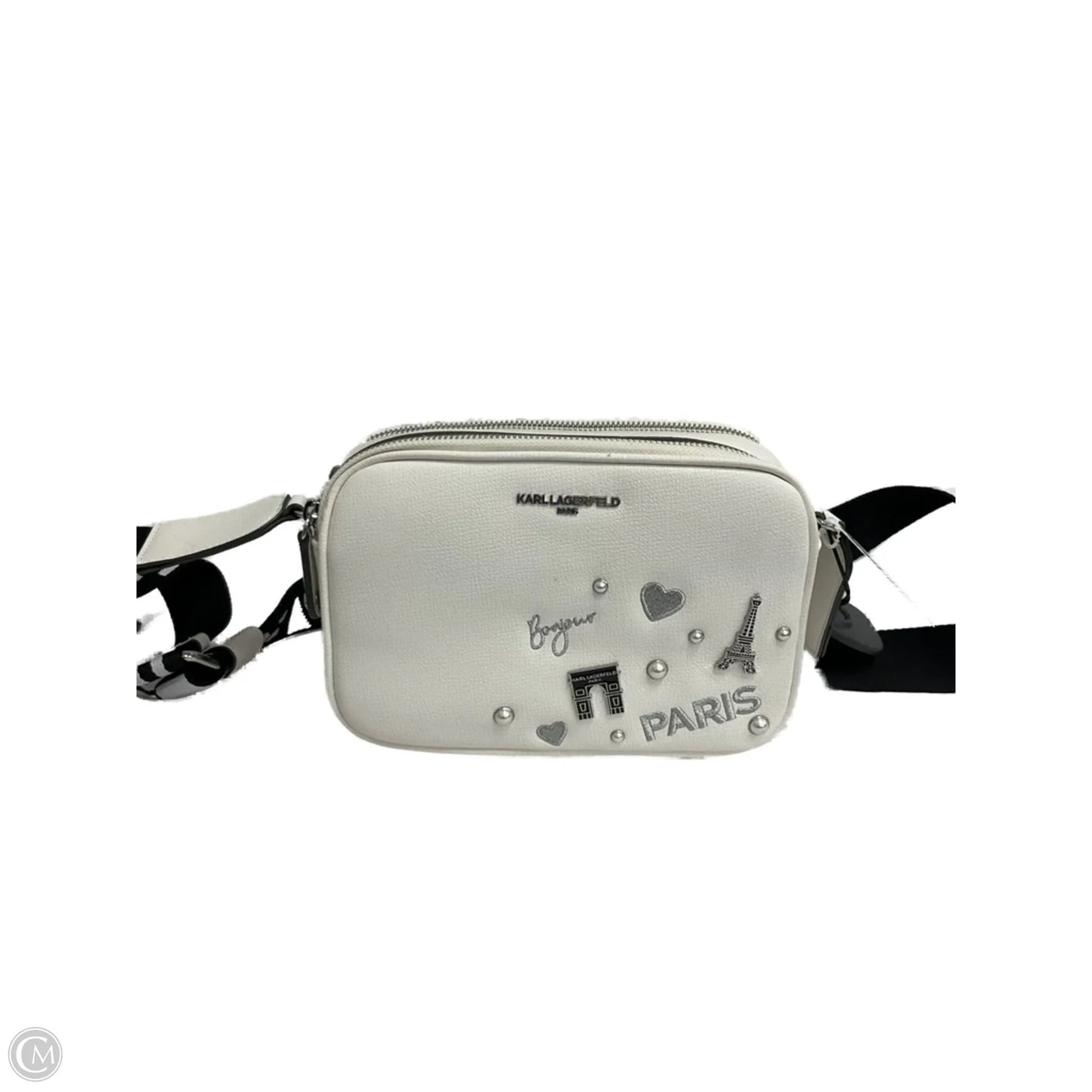 Crossbody Designer By Karl Lagerfeld, Size: Small