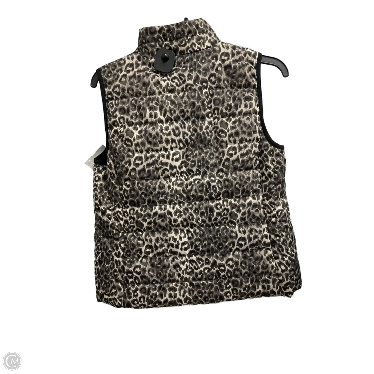 Vest Puffer & Quilted By Rafaella In Animal Print, Size: Sp