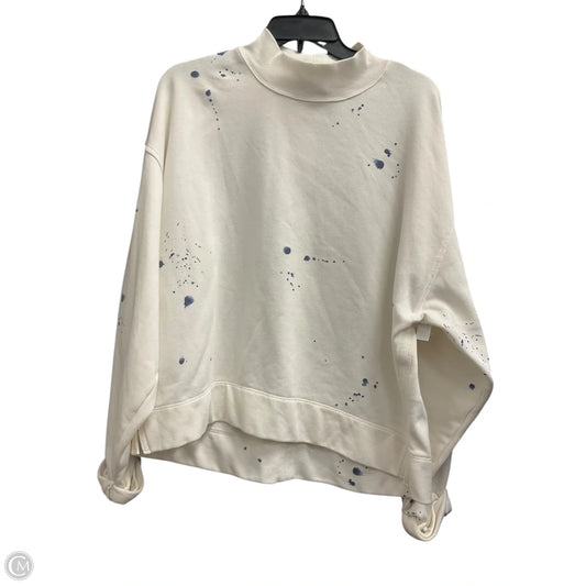 Top Long Sleeve By Old Navy In White, Size: L