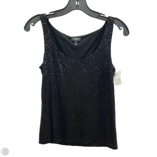 Top Sleeveless By Talbots In Black & Blue, Size: L